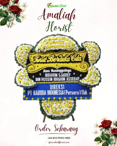 Papan Bunga Duka di Kalongan