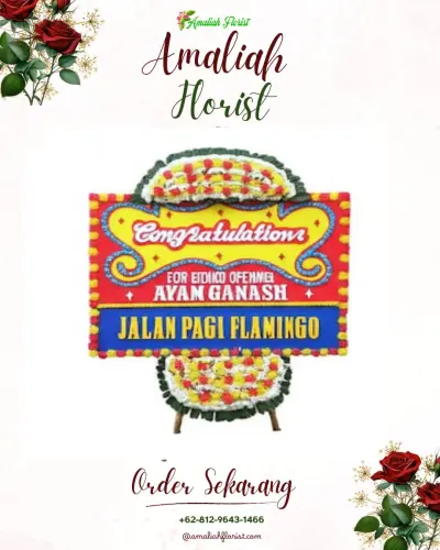 Bunga Papan Congratulation di Kalongan